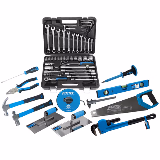 Fixtec – ensemble d'outils manuels professionnels, gamme complète, Kit d'outils de réparation automobile, jeu de clés à douille avec Stock prêt